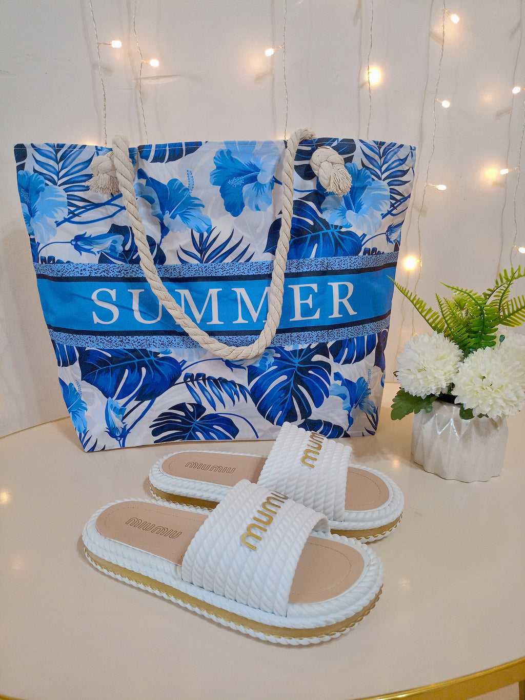 Pack Summer 2026  حقيبة بحر + بليغة بحر مع بعض
